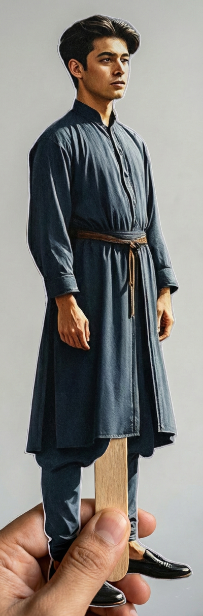 Create puppets on sticks